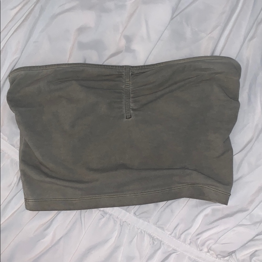 army green tube top